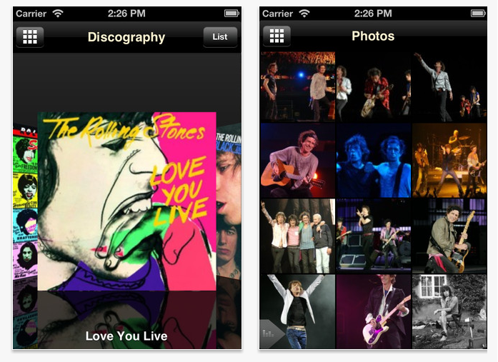 rolling stones app